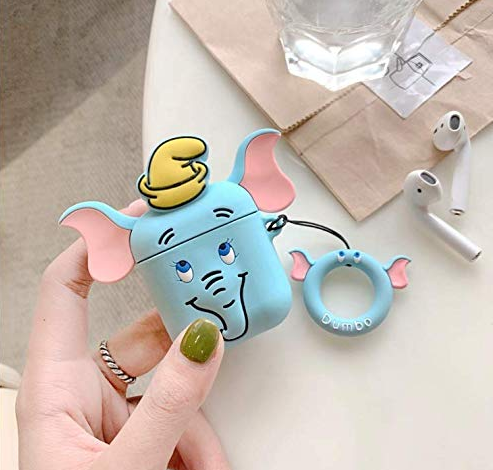 Cute Cartoon Elephant Bluetooth Earphone Case (Silicone)