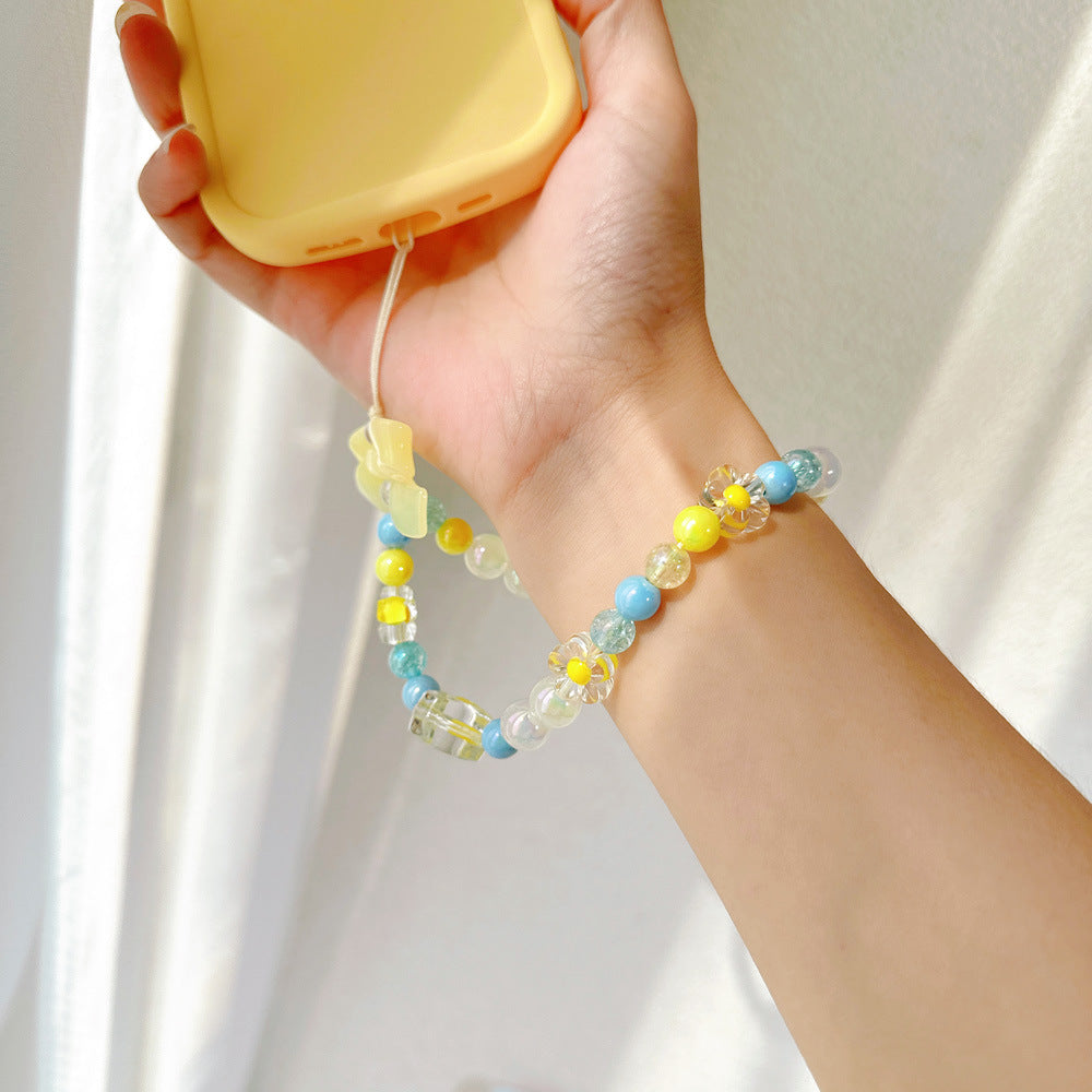 Creative Sea Salt Jelly Bow Phone Chain Accessories