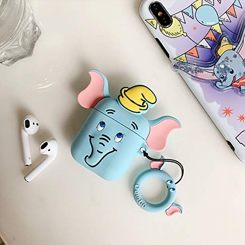 Cute Cartoon Elephant Bluetooth Earphone Case (Silicone)