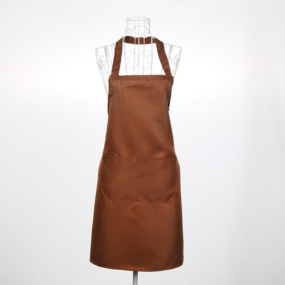 Plain Color Sleeveless Work Apron