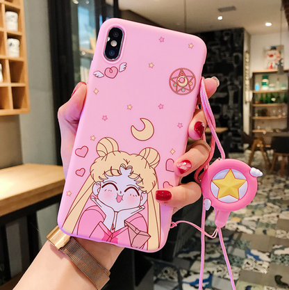 Cute Snoopy Phone Case with Stand and Protector