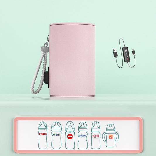 Portable USB Baby Bottle Warmer Heating Jacket