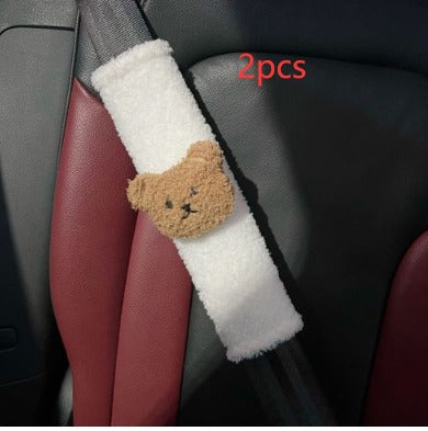 Cartoon Bear Car Seat Belt Shoulder Cover