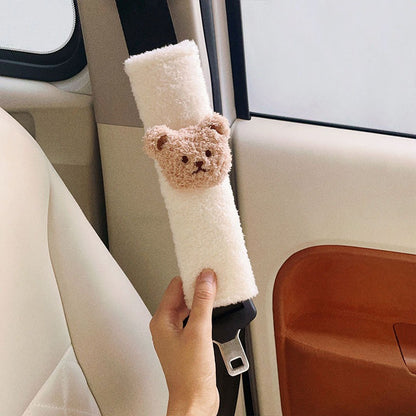 Cartoon Bear Car Seat Belt Shoulder Cover