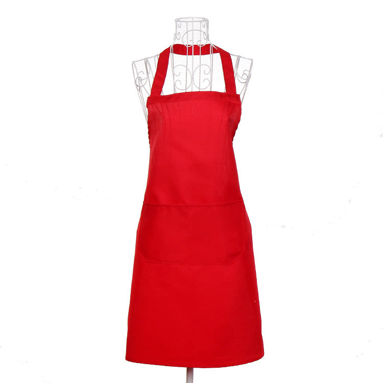 Plain Color Sleeveless Work Apron