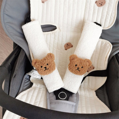 Cartoon Bear Car Seat Belt Shoulder Cover