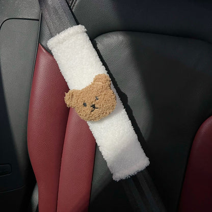 Cartoon Bear Car Seat Belt Shoulder Cover
