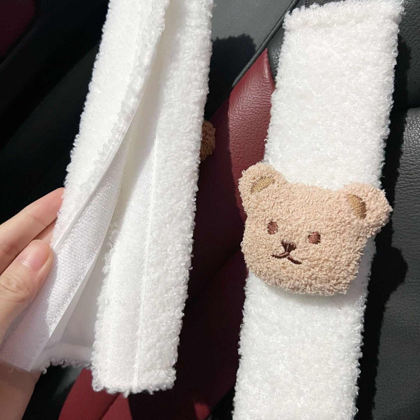 Cartoon Bear Car Seat Belt Shoulder Cover