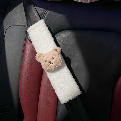 Cartoon Bear Car Seat Belt Shoulder Cover